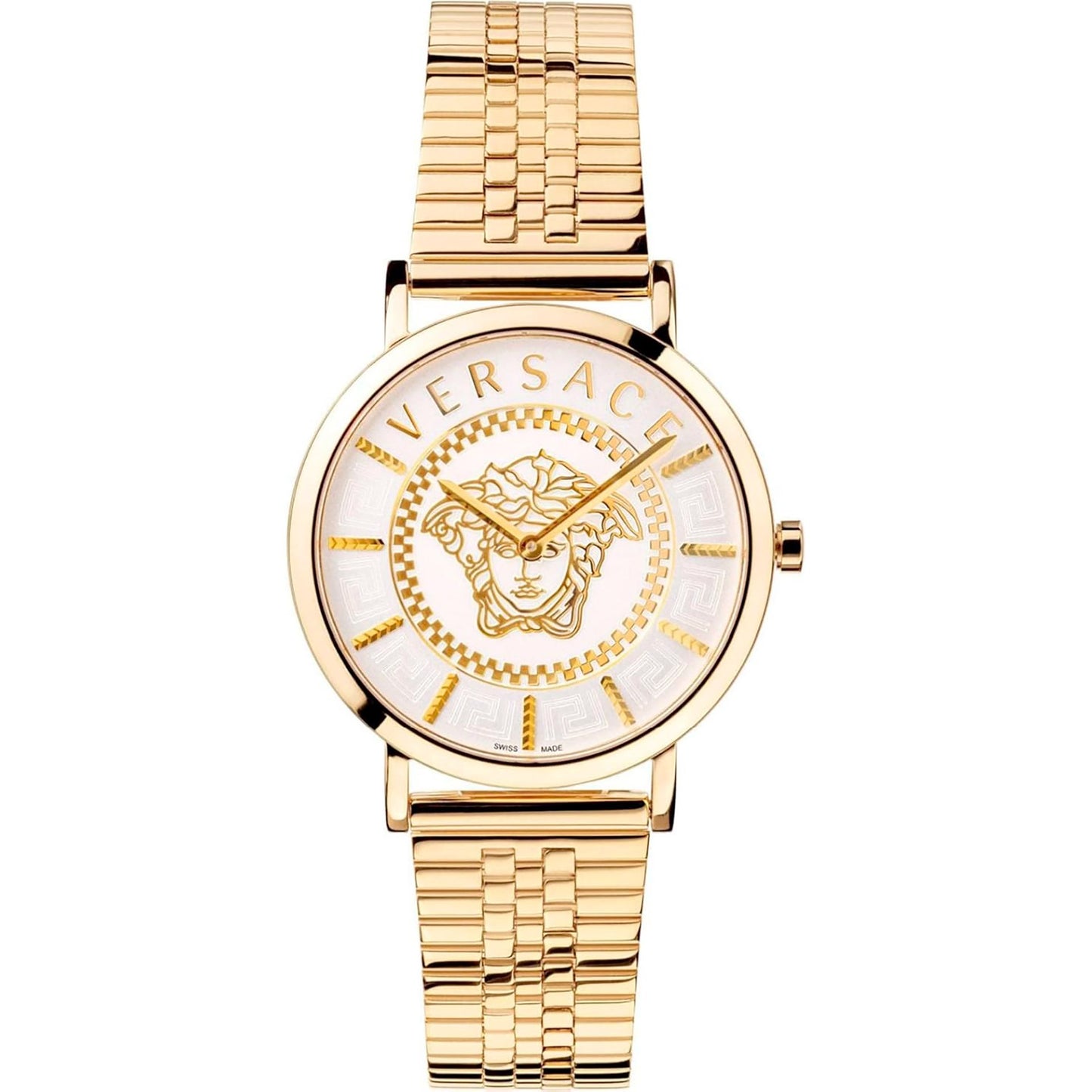 Versace Montres Élégantes Pour Femme en Acier Inoxydable