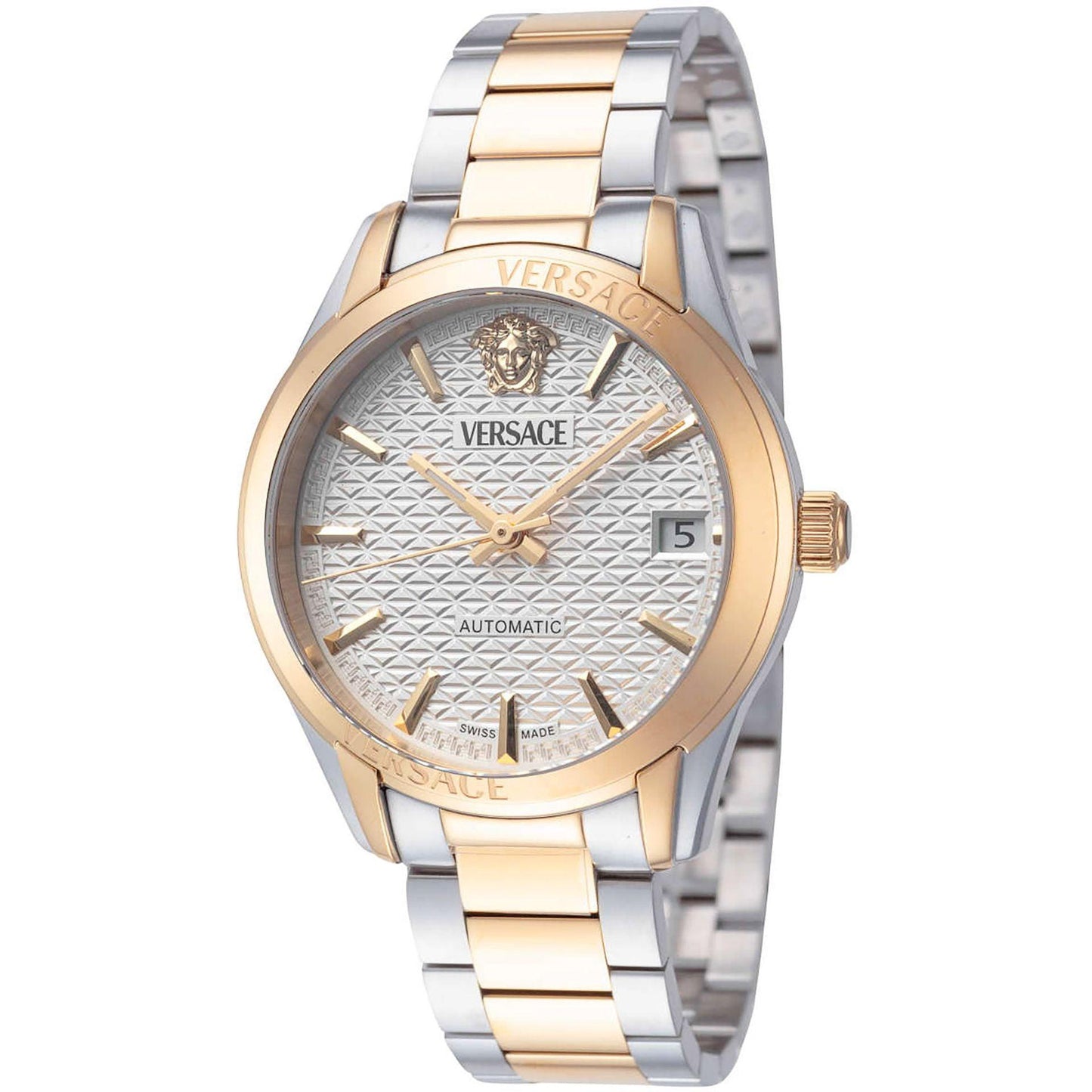 Versace Montres Élégantes Pour Femme En Acier Inoxydable