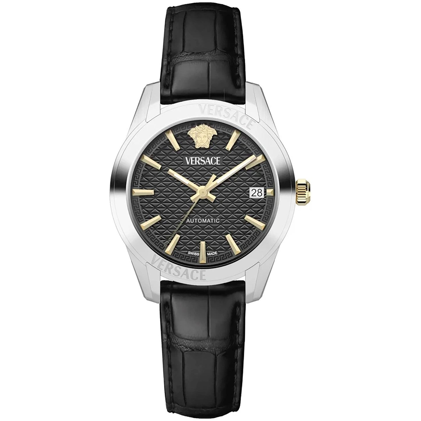 Versace Montres Femme Élégantes En Acier Inoxydable